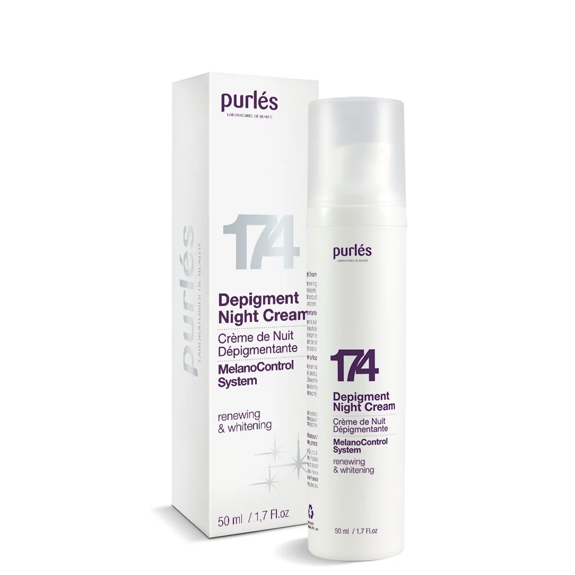 Purlés Depigment Night Cream (174): Kem Đêm Hỗ Trợ Điều Trị Nám Và Làm Sáng Da Đột Phá