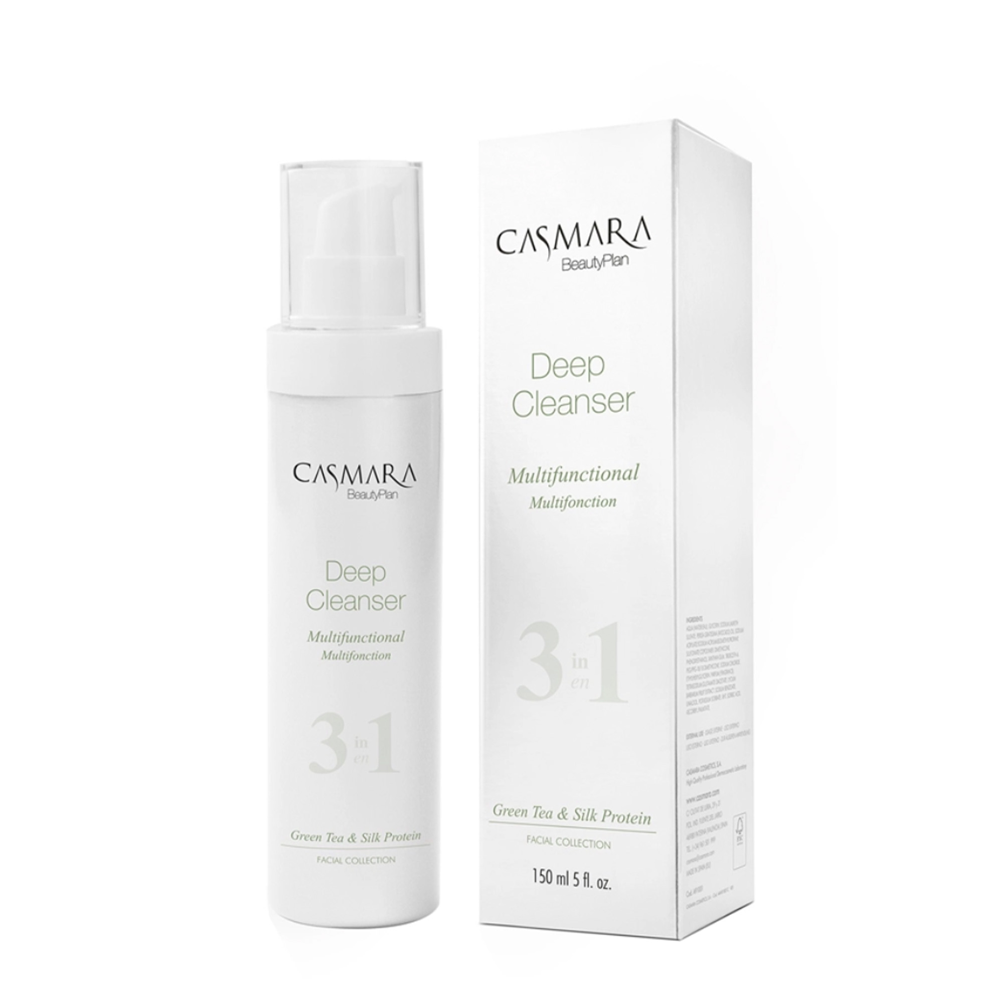 CASMARA 3IN1 DEEP CLEANSER / SỮA RỬA MẶT 3 TRONG 1  500ml