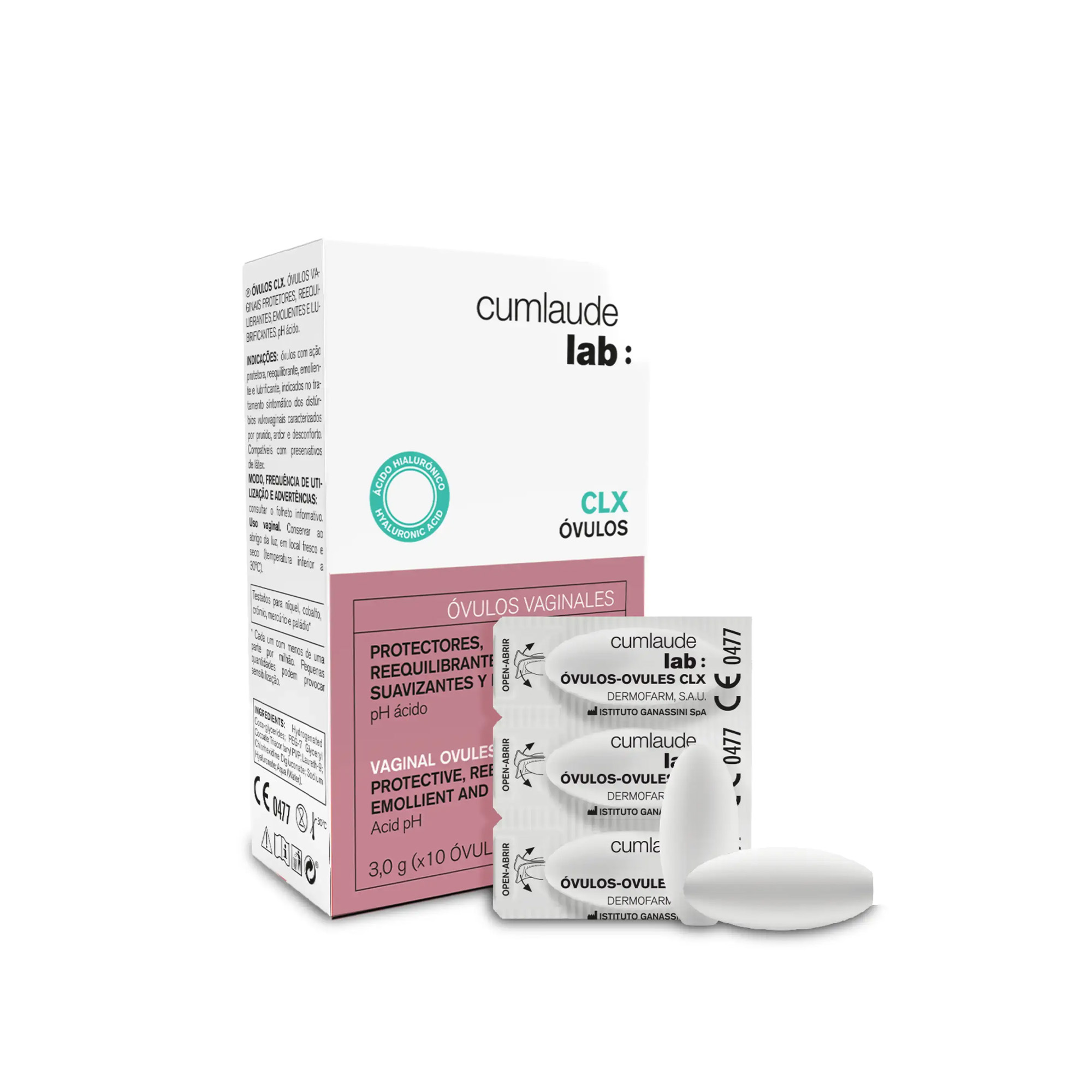 Cumlaude Lab CLX Vaginal Ovules: Viên Đặt Âm Đạo Kháng Khuẩn & Phục Hồi Niêm Mạc