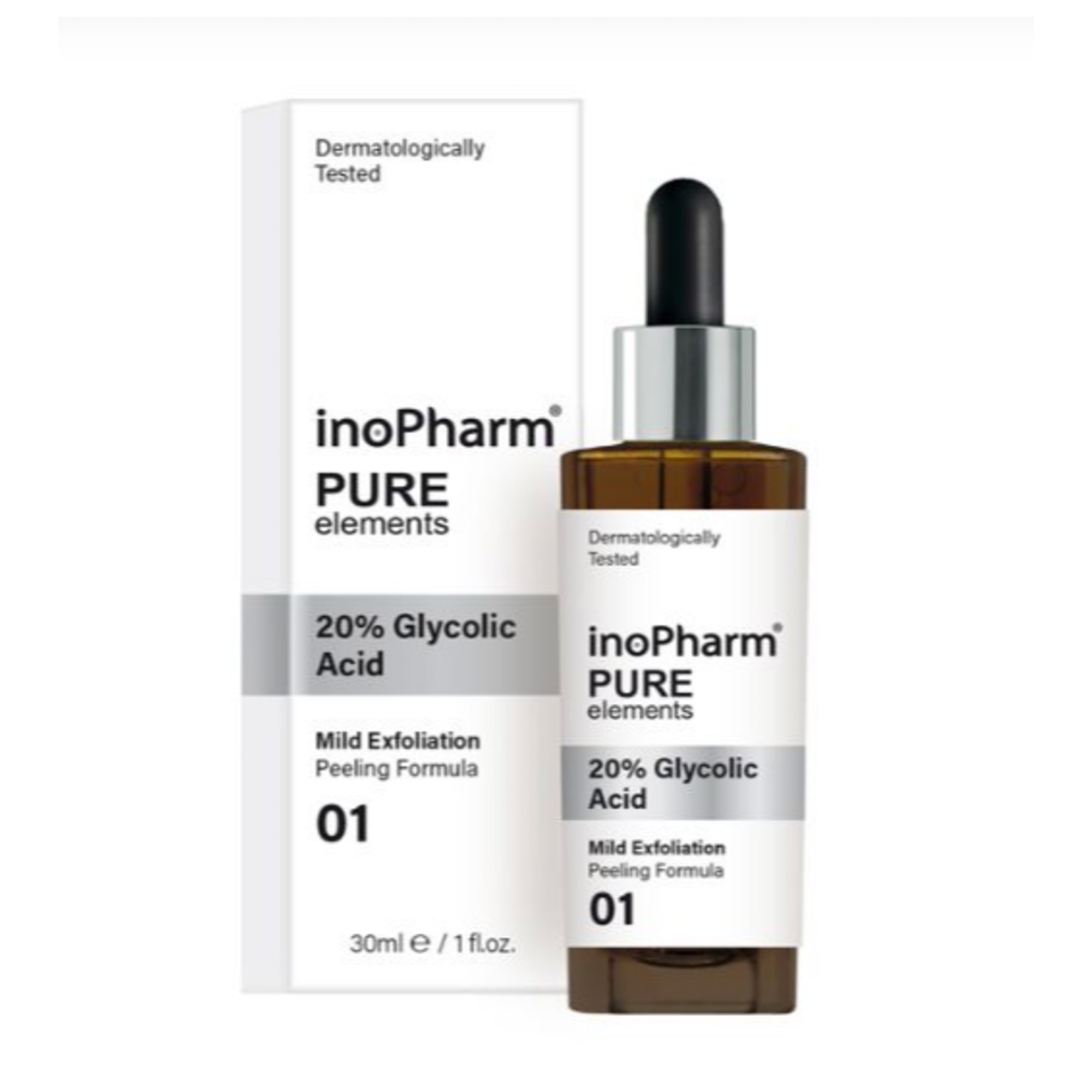 INOPHARM 20% GLYCOLIC ACID PEELING FORMULA: Peel Làm Sáng Da, Giảm Nhăn & Cải Thiện Tông Màu Da