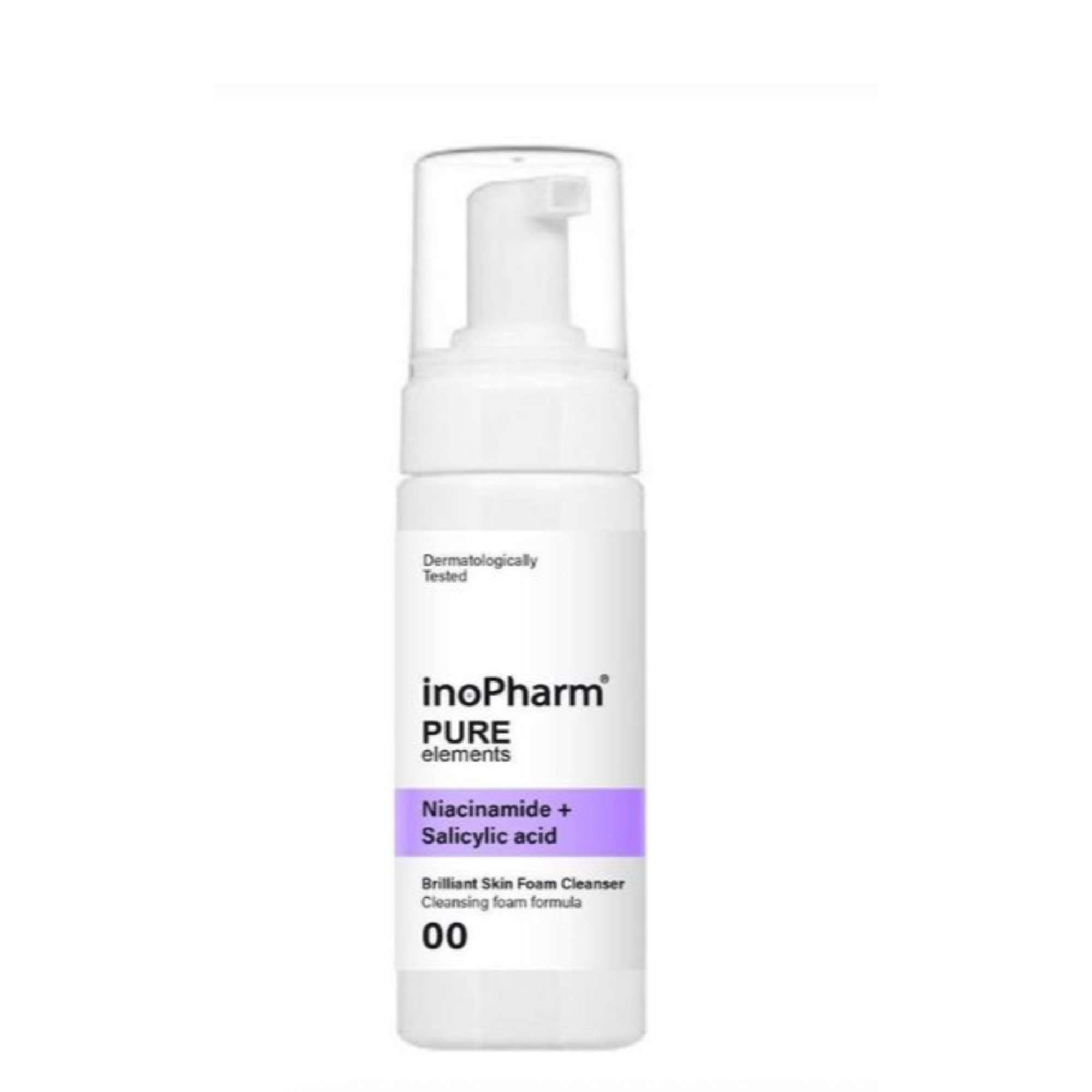 INOPHARM BRILLIANT SKIN FOAM CLEANSER: Bọt Rửa Mặt Sạch Sâu, Ngừa Mụn & Dưỡng Sáng Da