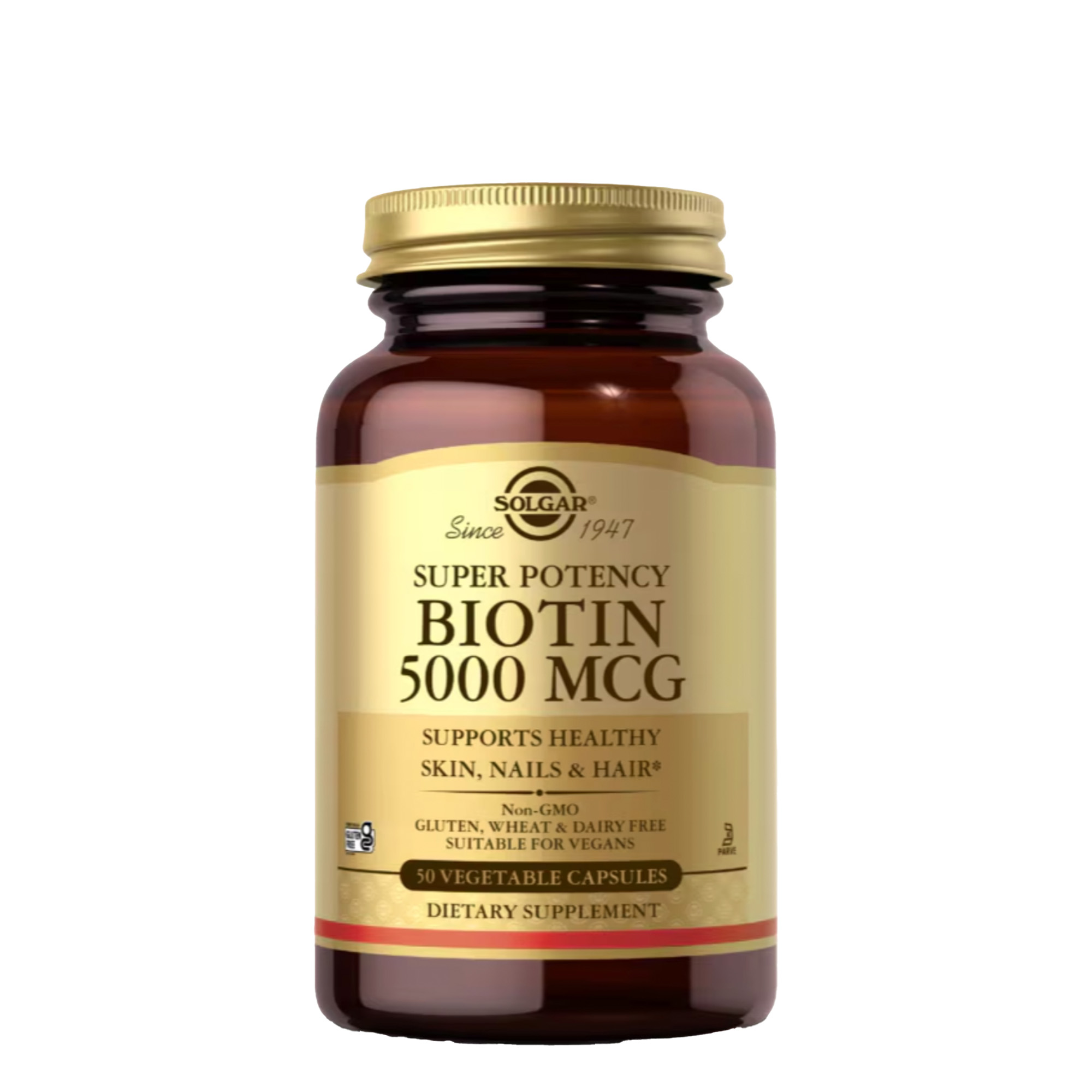 Solgar Super Potency Biotin 5000 mcg: Giải Pháp Hoàn Hảo Cho Mái Tóc, Làn Da Và Móng Chắc Khỏe