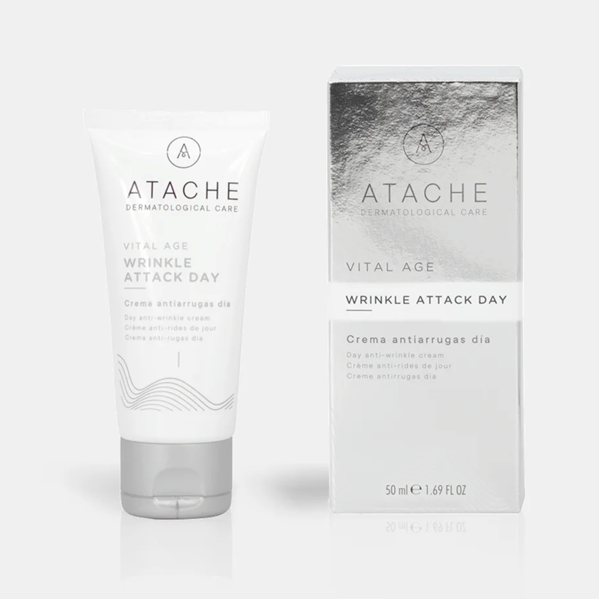 Atache Vital Age Wrinkle Attack Day: Kem Dưỡng Ban Ngày Chống Nhăn, Nâng Cơ & Trẻ Hóa Da Toàn Diện