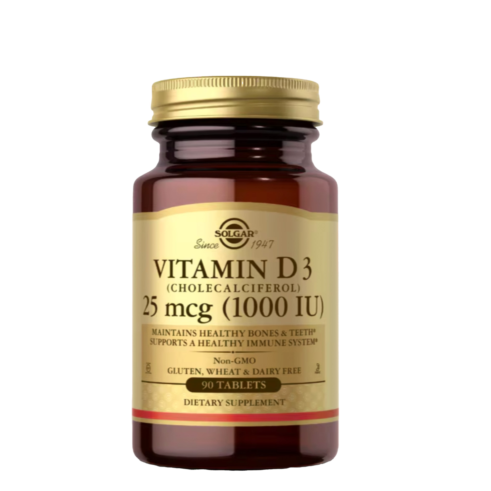 Solgar Vitamin D3 (Cholecalciferol) 25 mcg (1000 IU) Tablets: Giải Pháp Tối Ưu Cho Xương Khớp Chắc Khỏe Và Hệ Miễn Dịch Vững Vàng