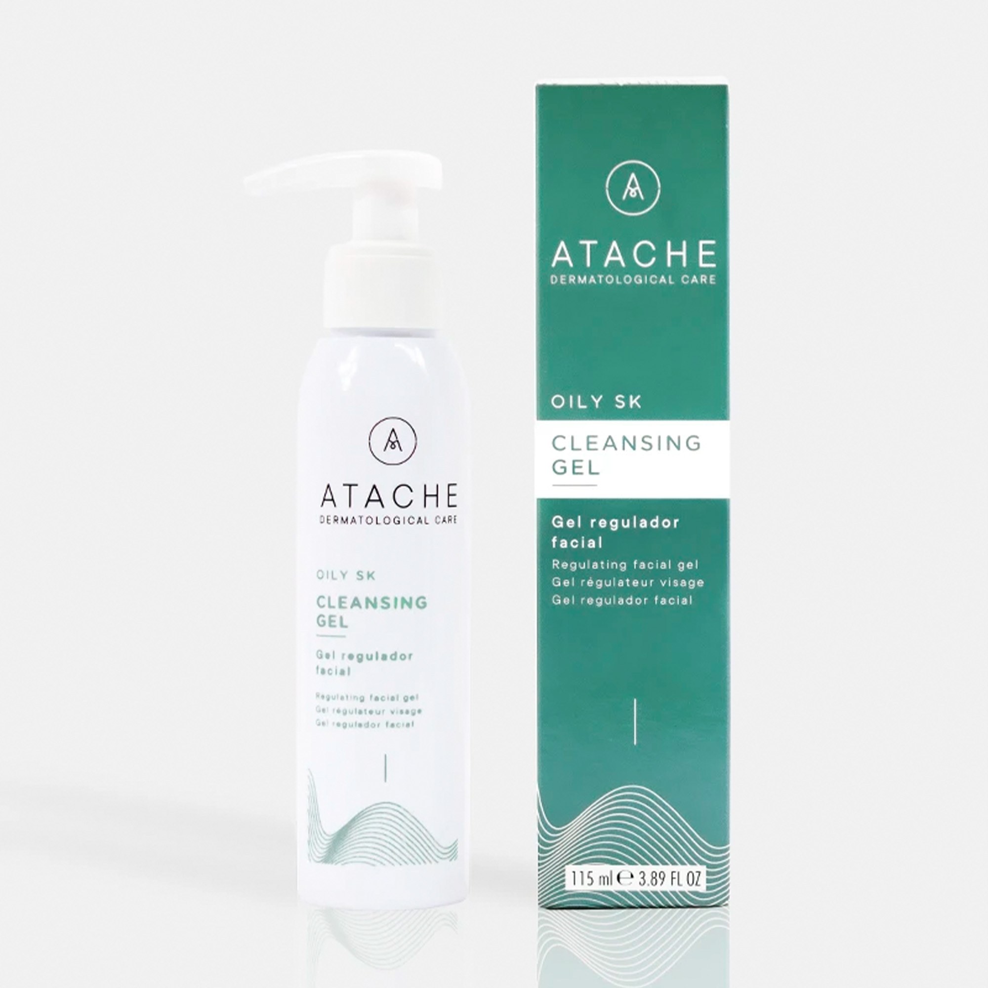 Atache Oily SK Cleansing Gel: Gel Rửa Mặt Kiểm Soát Dầu, Kháng Khuẩn & Ngừa Mụn Chuyên Sâu