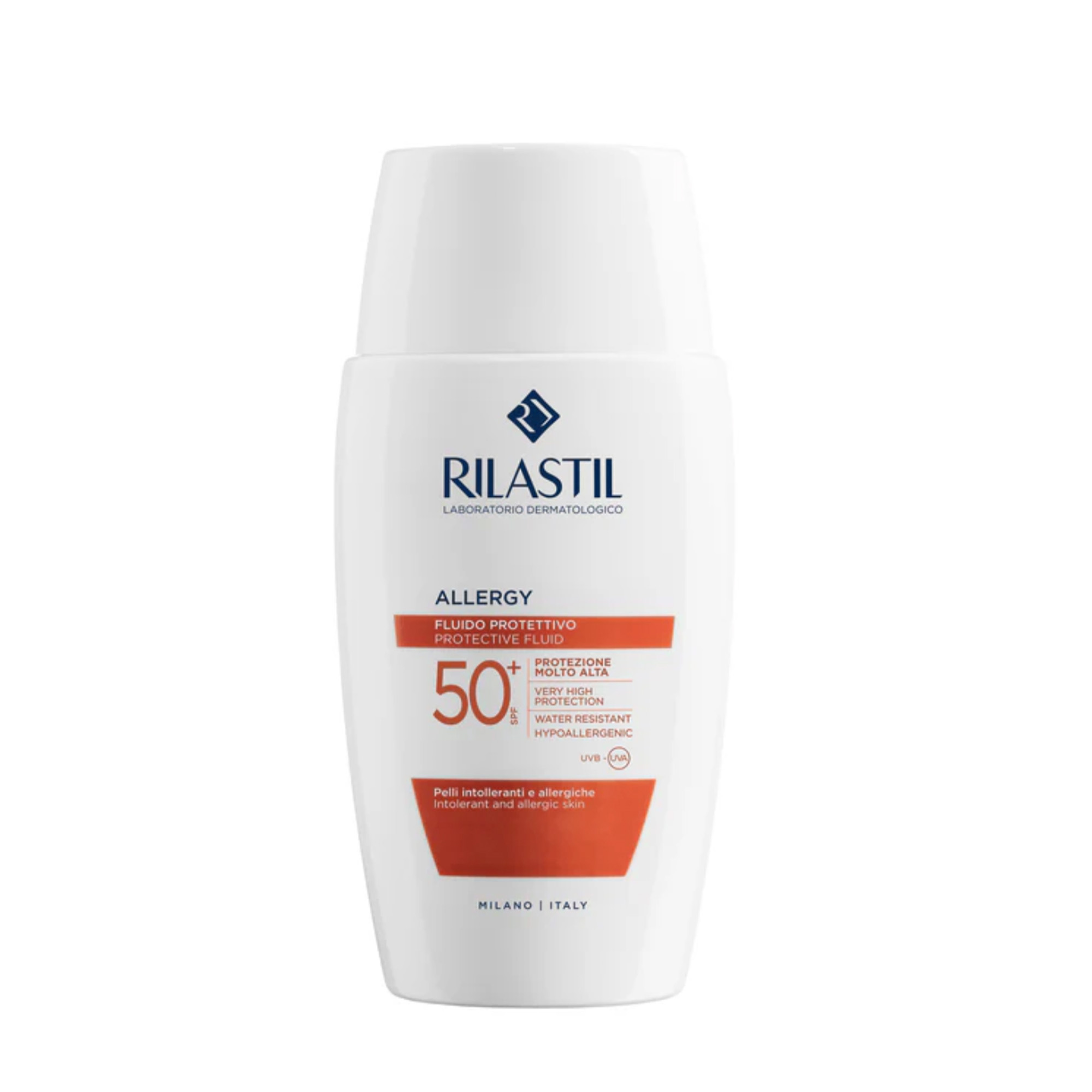 RILASTIL ALLERGY FLUIDO PROTETTIVO SPF 50+: Kem Chống Nắng Phổ Rộng - Bảo Vệ Toàn Diện Cho Da Dị Ứng & Nhạy Cảm