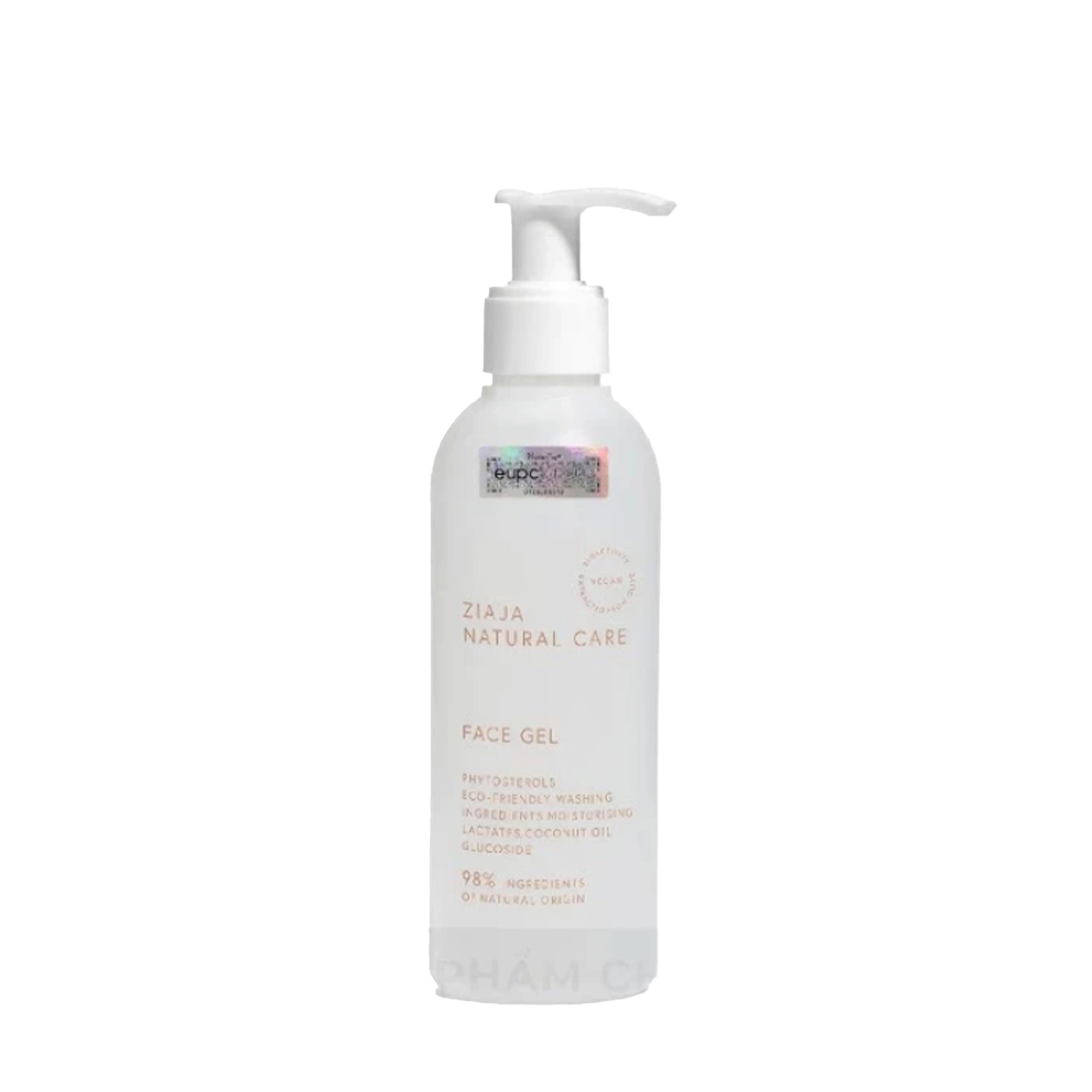 Ziaja Natural Care Face Gel – Gel Rửa Mặt Thuần Chay Chiết Xuất 98% Tự Nhiên