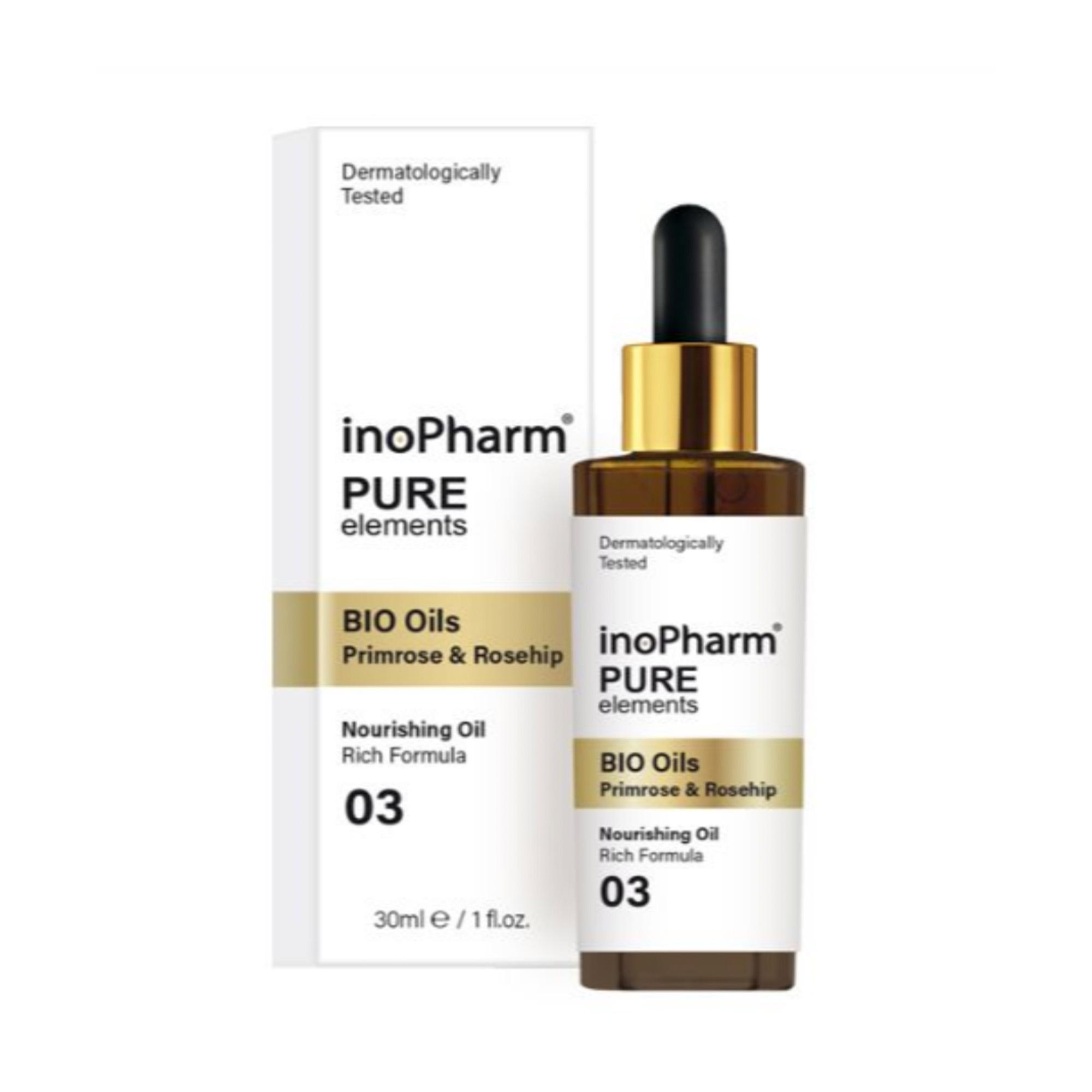 INOPHARM BIO OILS PRIMROSE & ROSEHIP: Tinh Dầu Dưỡng Ẩm & Săn Chắc - Cho Làn Da Mềm Mại, Trẻ Trung