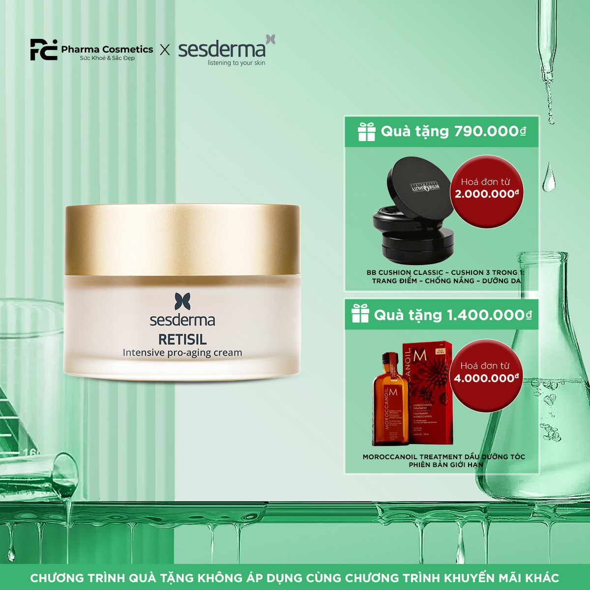 SESDERMA RETISIL INTENSIVE PRO-AGING CREAM: Kem Đặc Trị Nếp Nhăn & Săn Chắc Da Toàn Diện