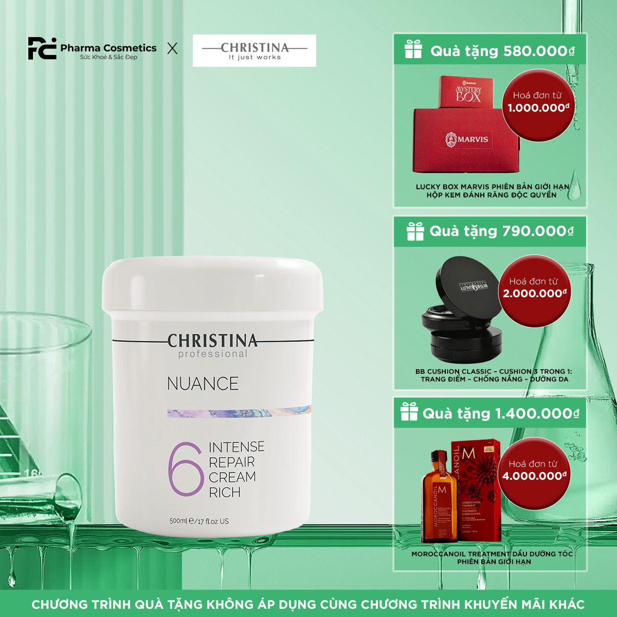 NUANCE PRO INTENSE REPAIR CREAM RICH: Kem Massage Phục Hồi Chuyên Sâu - Trẻ Hóa & Tăng Đàn Hồi Cho Da