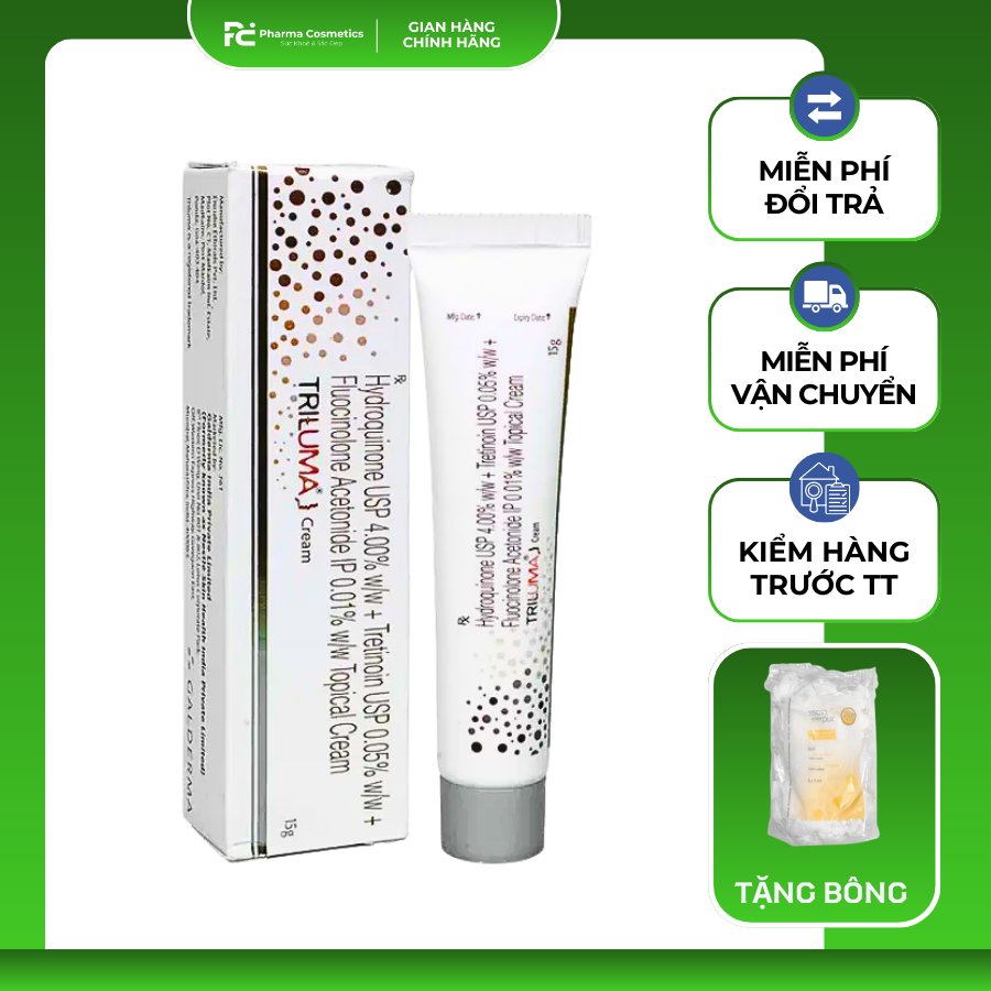 TRILUMA CREAM (ẤN ĐỘ): Giải Pháp Vàng Trị Nám, Tàn Nhang & Lão Hóa Chuyên Sâu