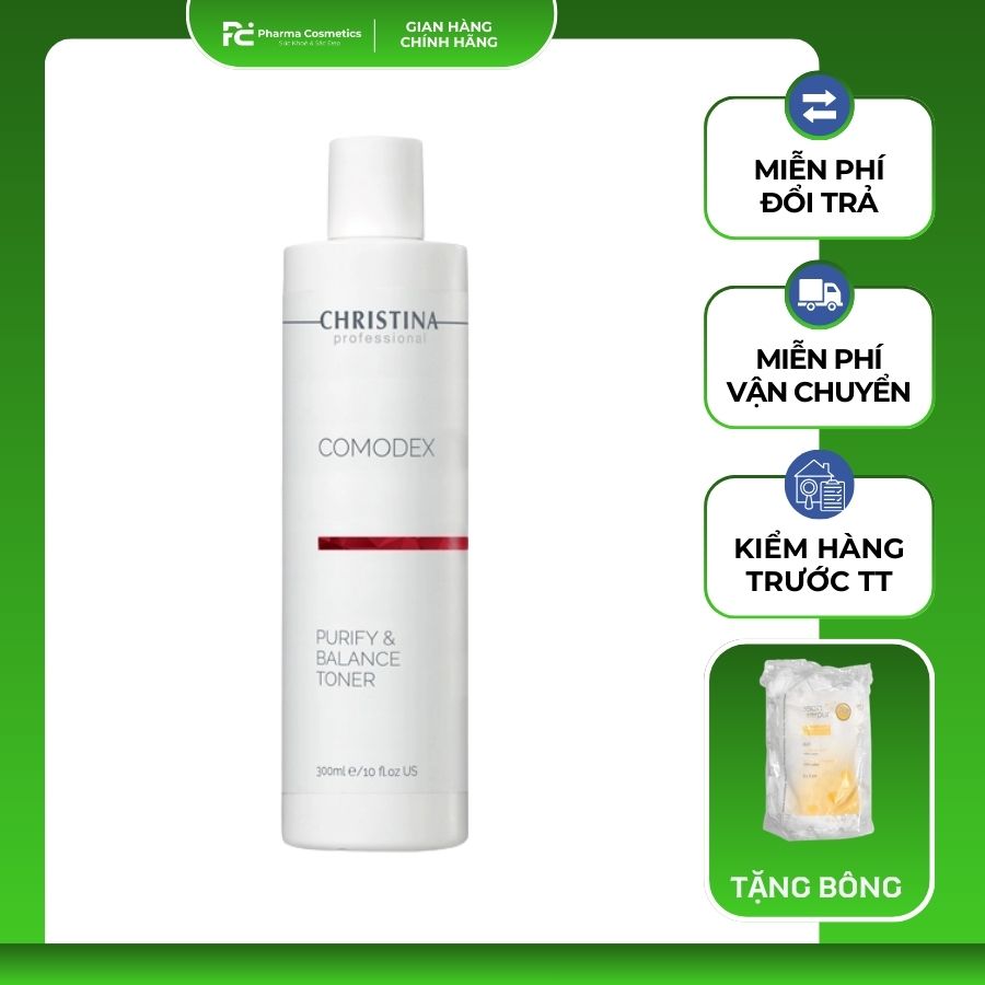 COMODEX PURIFY & BALANCE TONER / NƯỚC HOA HỒNG DỊU NHẸ KHÁNG KHUẨN CHO DA DẦU MỤN