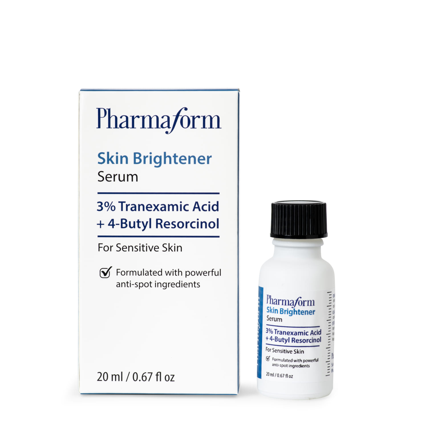 PHARMAFORM SKIN BRIGHTENER SERUM: Tinh Chất Đặc Trị Nám & Thâm Với 3% Axit Tranexamic