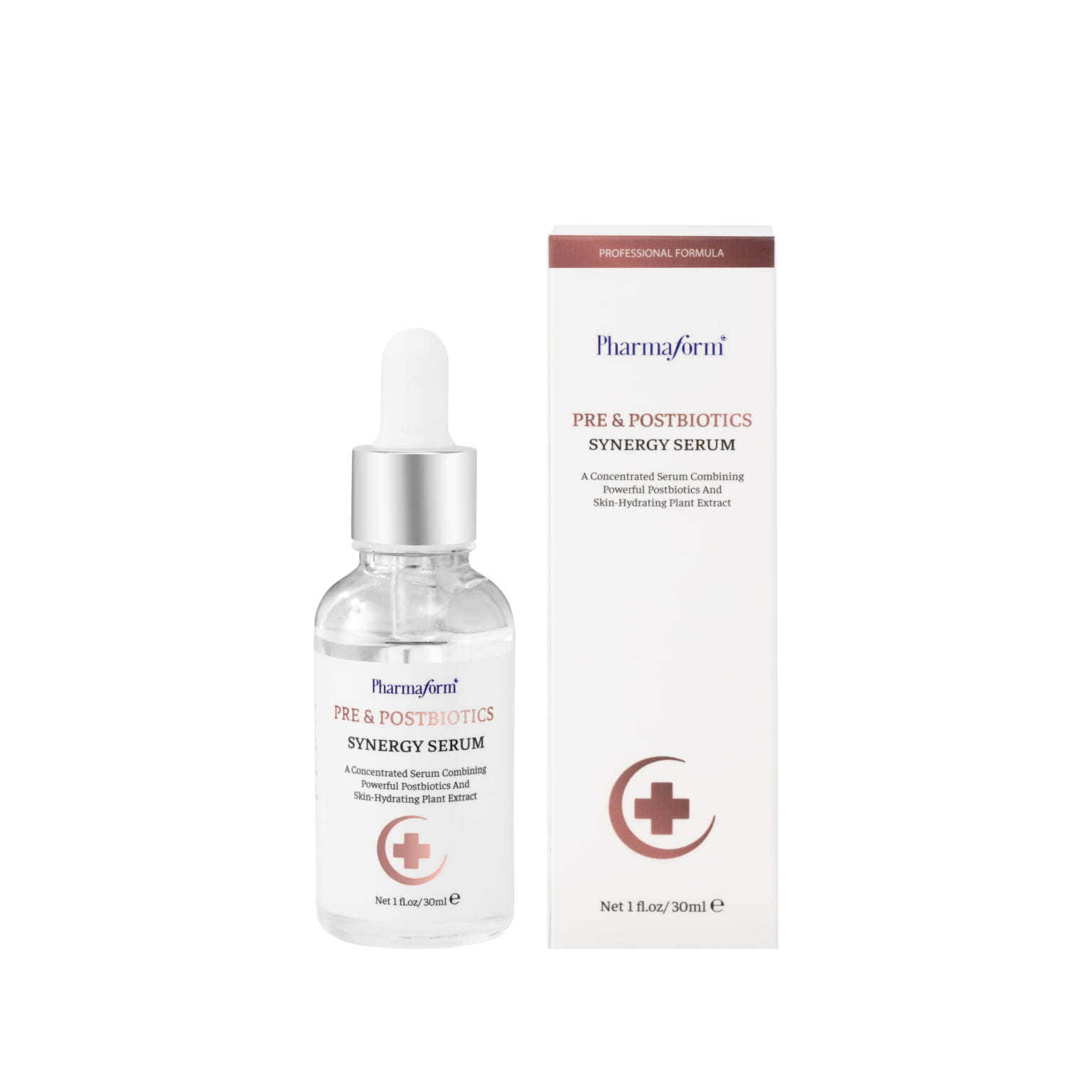 PHARMAFORM PRE & POSTBIOTICS SYNERGY SERUM: Tinh Chất Phục Hồi & Tăng Cường Sức Đề Kháng Da