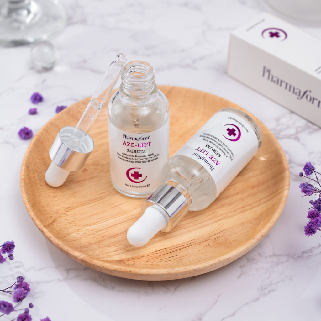 PHARMAFORM AZE – LIFT SERUM: Tinh Chất Kiềm Dầu & Giảm Mụn, Cho Làn Da Mịn Màng Săn Chắc