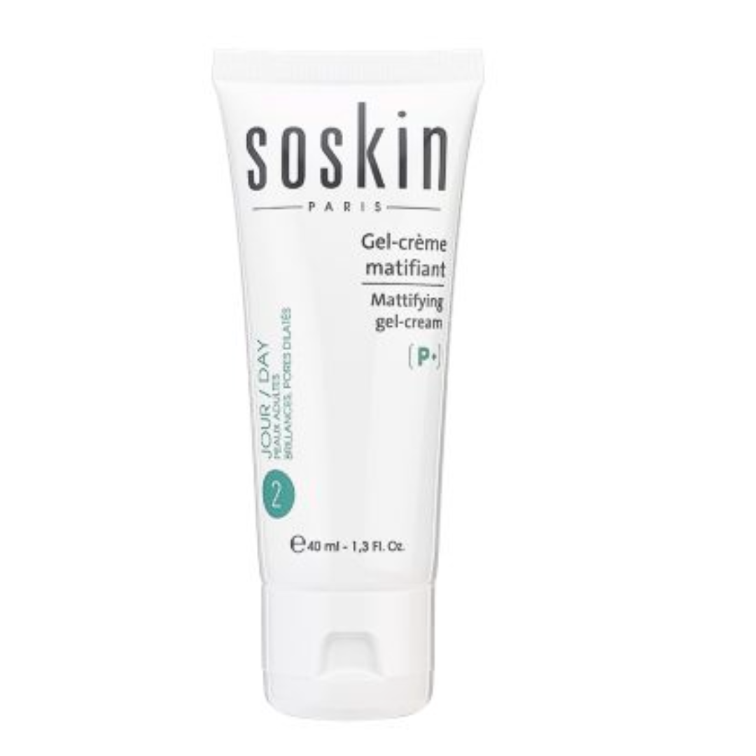 SOSKIN MATTIFYING GEL_CREAM / KEM KIỂM SOÁT DẦU VÀ ĐIỀU TIẾT BÃ NHỜN (40ML)
