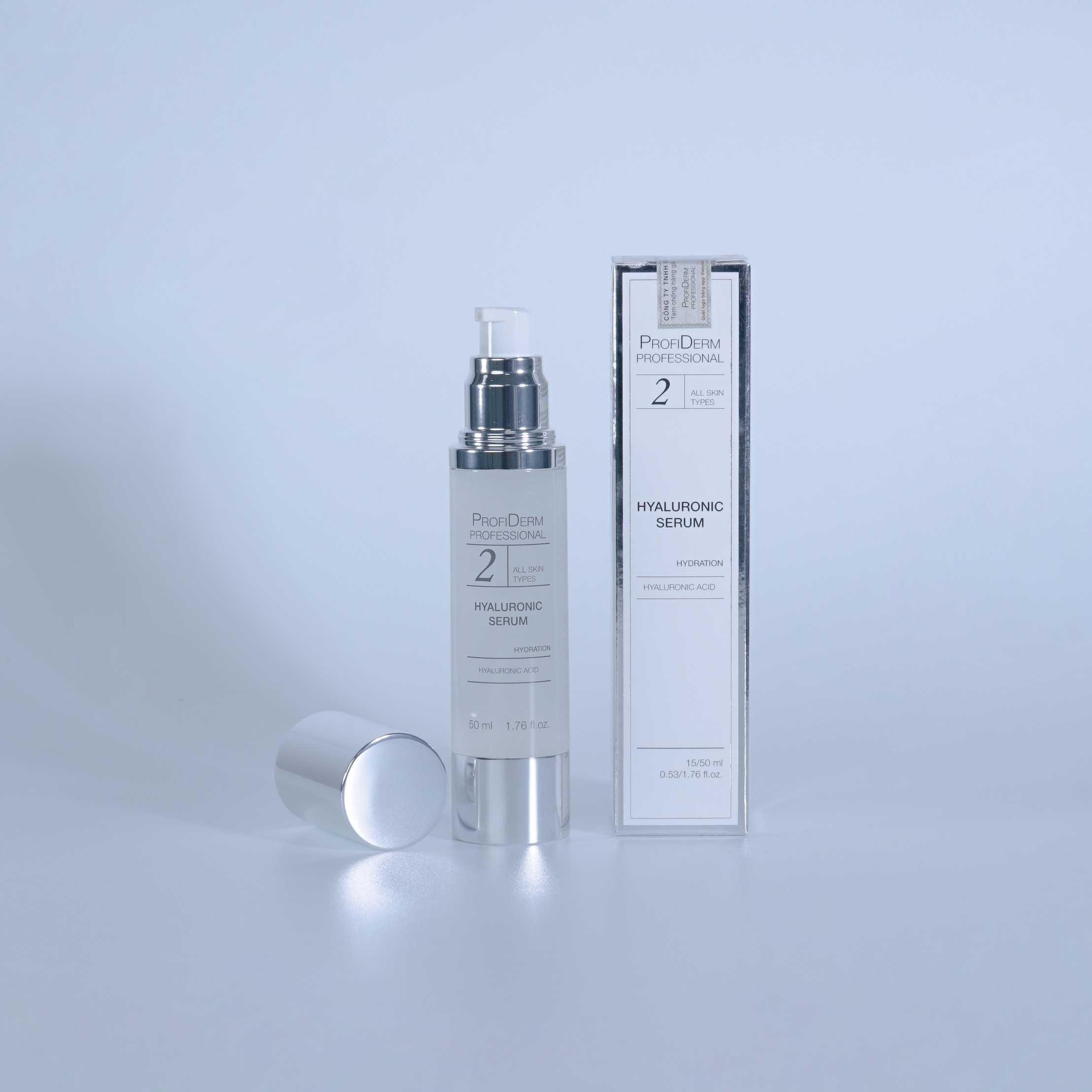 Profiderm Professional Hyaluronic Serum: Tinh Chất Cấp Ẩm Đa Tầng & Phục Hồi Da Chuyên Sâu