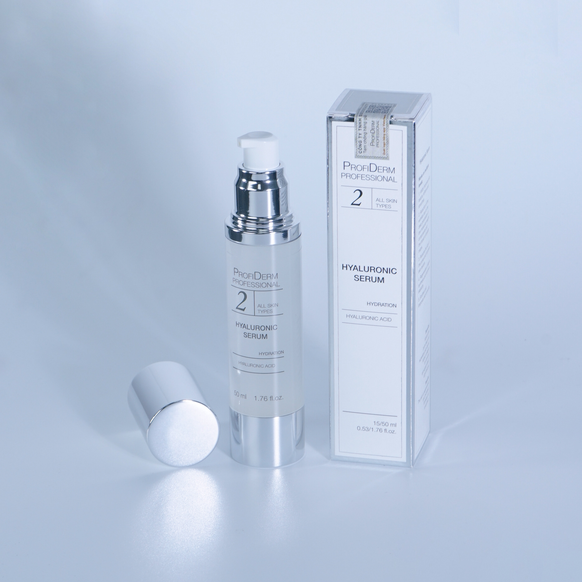 Profiderm Professional Hyaluronic Serum: Tinh Chất Cấp Ẩm Đa Tầng & Phục Hồi Da Chuyên Sâu