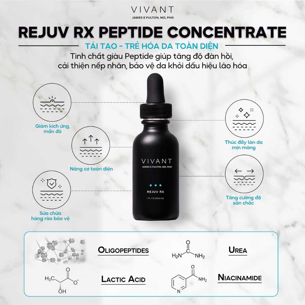 Vivant Rejuv RX – Tinh Chất Nâng Cơ, Phục Hồi Và Săn Chắc Da Đột Phá