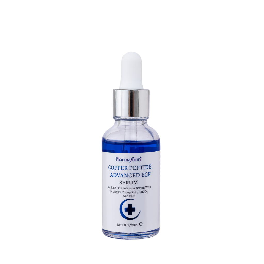 PHARMAFORM COPPER PEPTIDE ADVANCED EGF SERUM: Tinh Chất Phục Hồi & Tái Tạo Da Chuyên Sâu