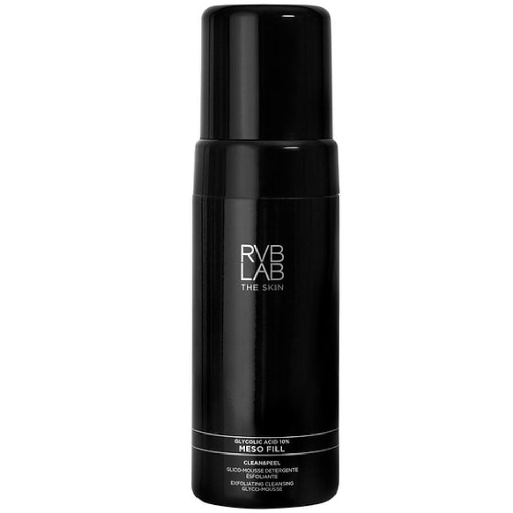 RVB LAB CLEAN&PEEL Glico mousse detergente esfoliante: Bọt Rửa Mặt Tẩy Da Chết Hàng Ngày - Sáng Da, Trị Mụn & Giảm Nám