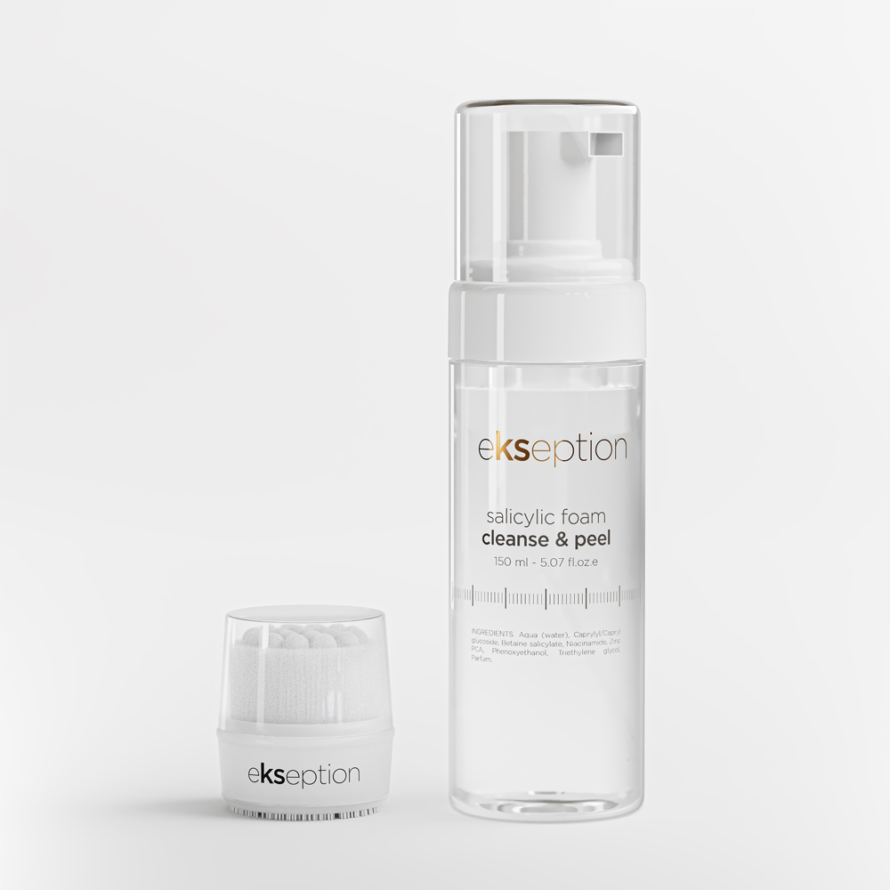 Ekseption Salicylic Foam Cleanse & Peel: Sữa Rửa Mặt Dạng Bọt Làm Sạch Sâu & Kiểm Soát Dầu Mụn