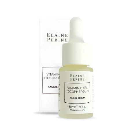 ELAINE PERINE VITAMIN C 15% + TOCOPHEROL 1% FACIAL SERUM - Tinh Chất Làm Sáng & Chống Oxy Hóa Toàn Diện