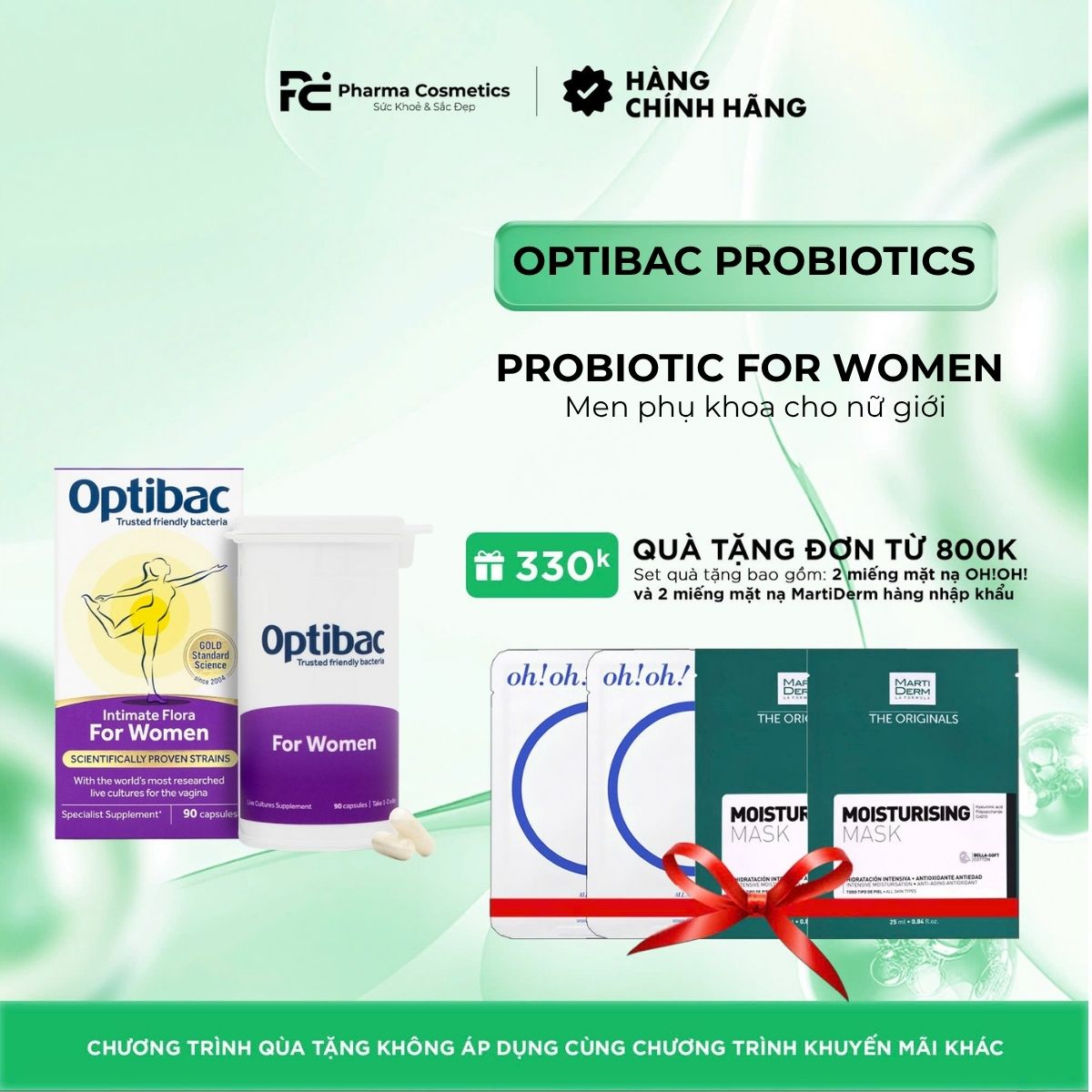 ( Date 12/2026 ) OPTIBAC PROBIOTIC FOR WOMEN/ MEN PHỤ KHOA CHO NỮ GIỚI OPTIBAC PROBIOTIC FOR WOMEN