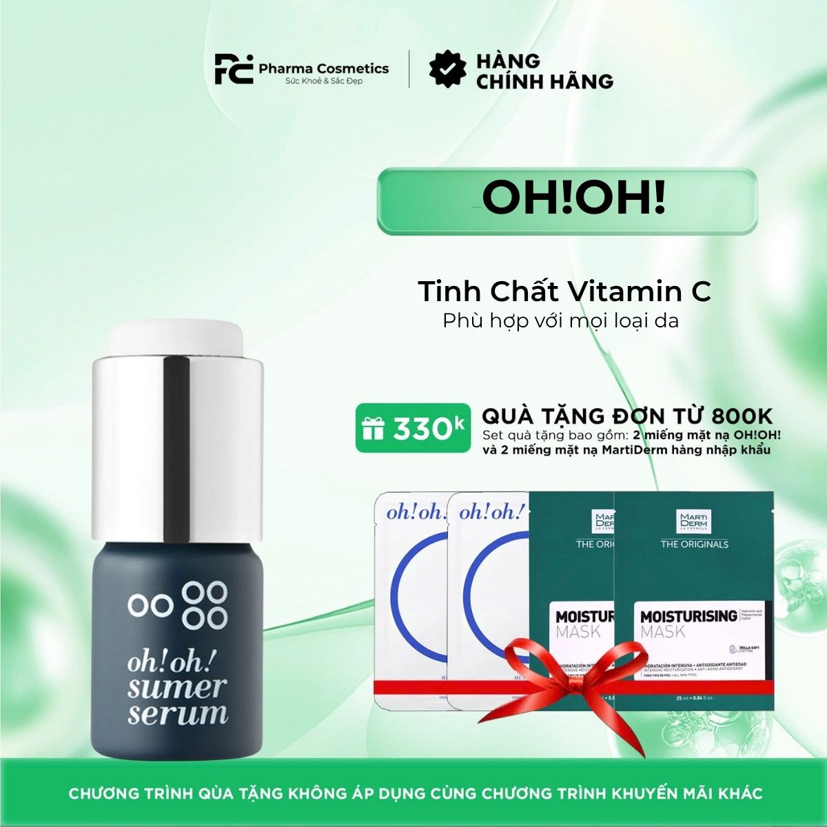 OH!OH! VITAMIN C SERUM: Tinh Chất Vitamin C Sức Mạnh Kép – Hỗ Trợ Sáng Da & Chống Lão Hóa