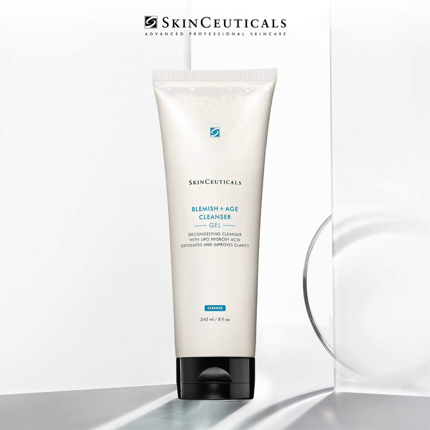 SKINCEUTICALS BLEMISH + AGE CLEANSER GEL/ SỮA RỬA MẶT DẠNG GEL CHUYÊN BIỆT GIÚP GIẢM MỤN, TẨY TẾ BÀO CHẾT VÀ LÀM THÔNG THOÁNG LỖ CHÂN LÔNG