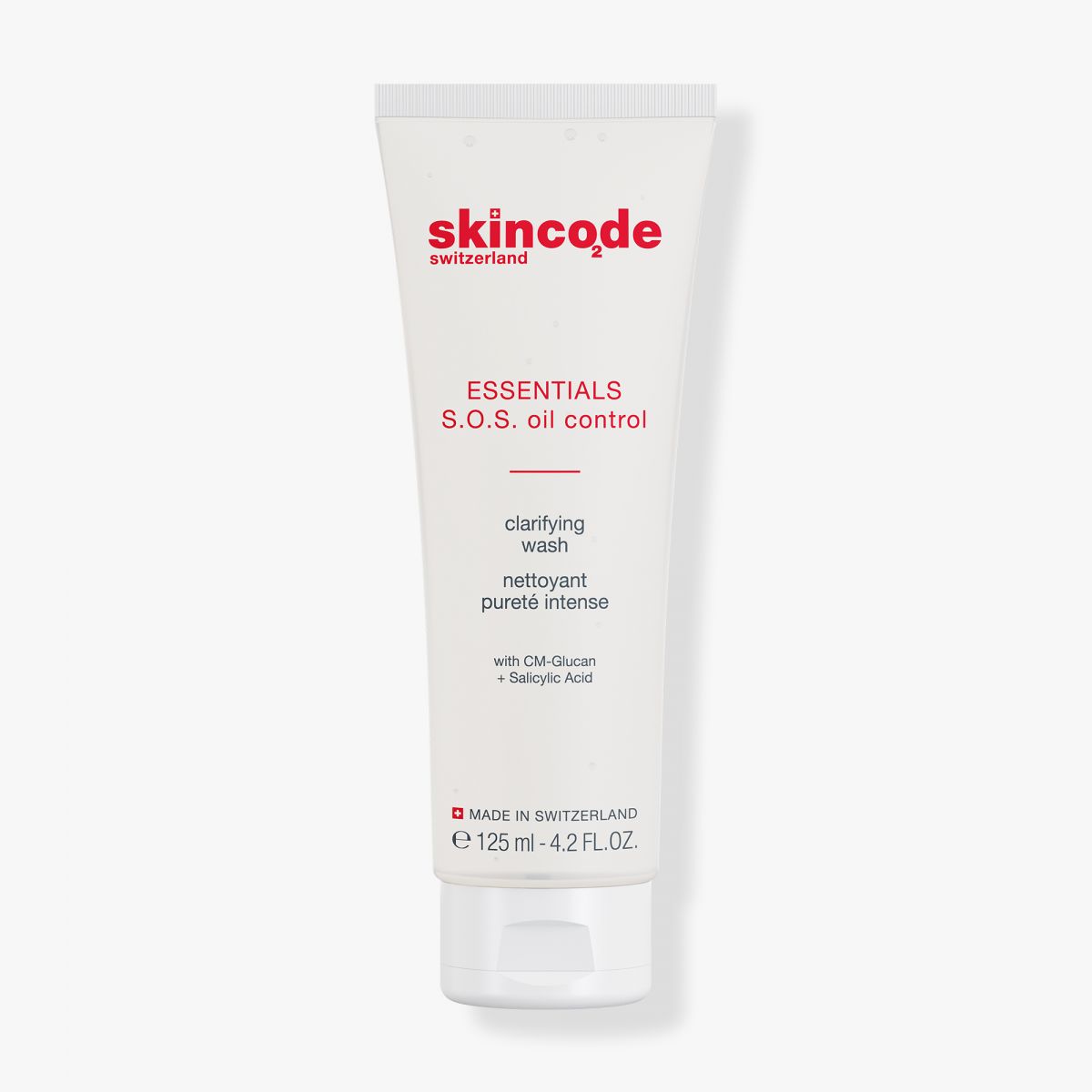 SKINCODE ESSENTIALS S.O.S OIL CONTROL CLARIFYING WASH / SỮA RỬA MẶT LÀM SẠCH, KIỂM SOÁT DẦU & CÂN BẰNG ĐỘ ẨM