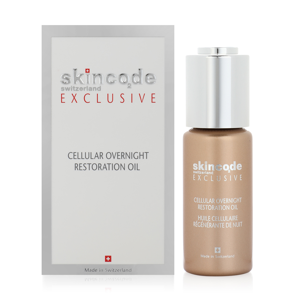 SKINCODE CELLULAR NIGHT RESTORATION OIL / TINH DẦU NUÔI DƯỠNG, TÁI TẠO TẾ BÀO, PHỤC HỒI & TRẺ HÓA DA TOÀN DIỆN BAN ĐÊM