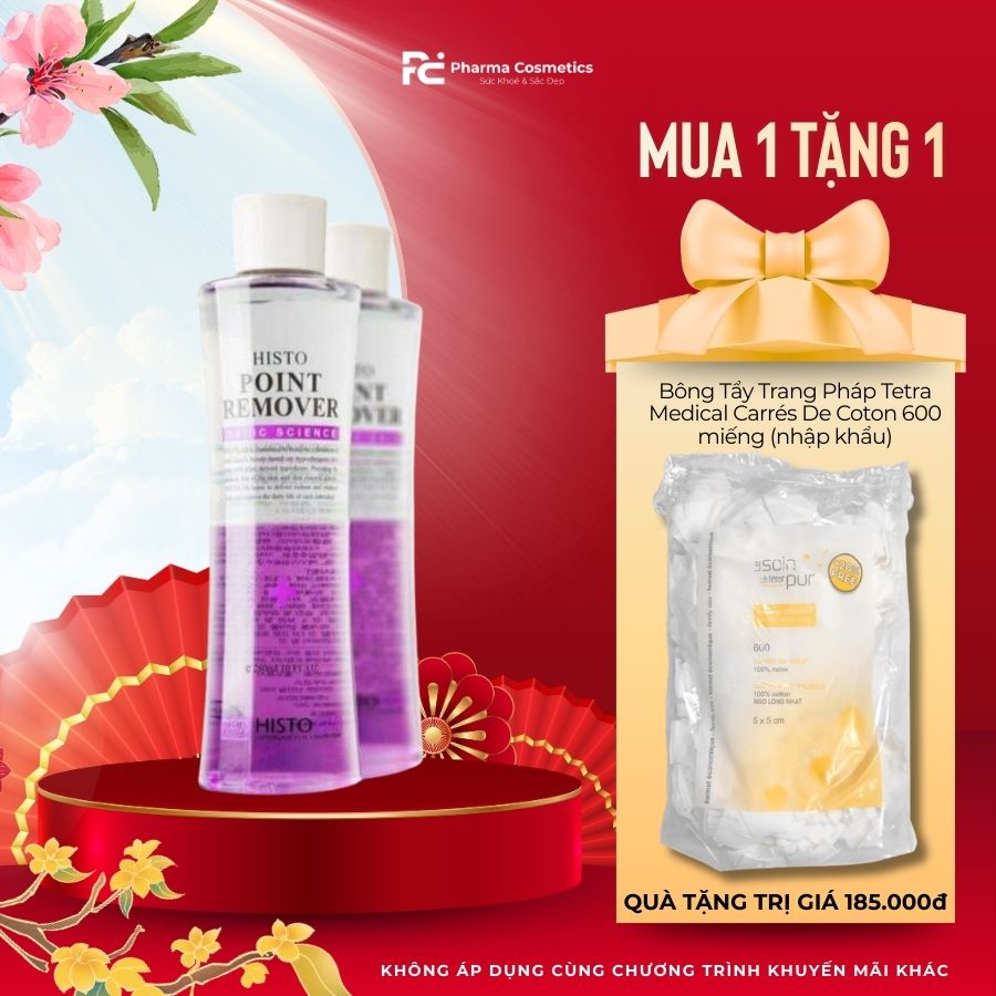 HISTOLAB HISTO POINT REMOVER / DUNG DỊCH TẨY TRANG MẮT VÀ MÔI KHÔNG THẤM NƯỚC, KHÔNG GÂY KÍCH ỨNG DA