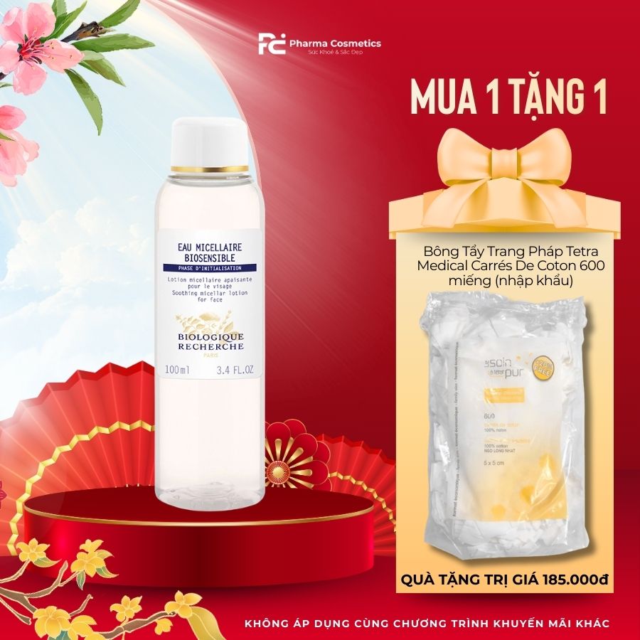 BIOLOGIQUE RECHERCHE EAU MICELLAIRE BIOSENSIBLE  100ML/ NƯỚC TẨY TRANG