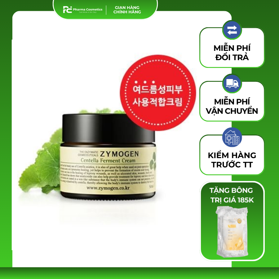 ZYMOGEN CENTELLA FERMENT CREAM/ KEM DƯỠNG PHỤC HỒI VÀ TÁI TẠO DA