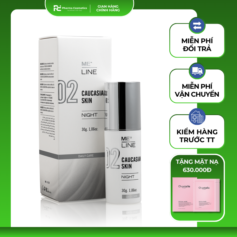 MELINE 02 CAUCASIAN SKIN NIGHT / KEM ĐẶC TRỊ NÁM, PHÂN GIẢI SẮC TỐ