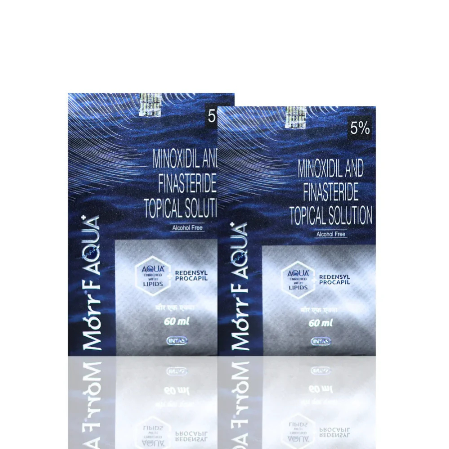 MORR F AQUA PLUS 5% TOPICAL SOLUTION / XỊT ĐIỀU TRỊ RỤNG TÓC VÀ HÓI ĐẦU