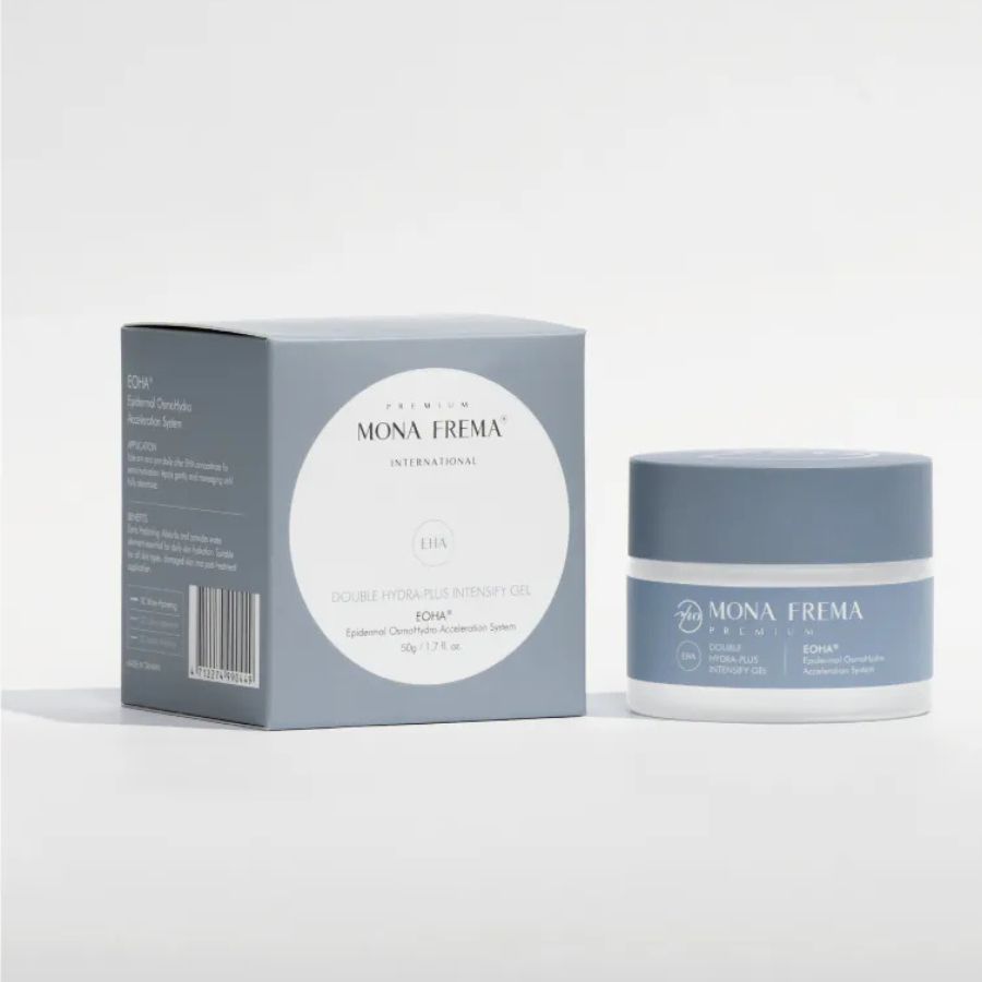 MONA FREMA DOUBLE HYDRA-PLUS INTENSIFY GEL: Gel Dưỡng Ẩm Chuyên Sâu - Phục Hồi & Tăng Cường Độ Đàn Hồi