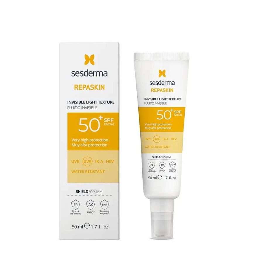 SESDERMA REPASKIN INVISIBLE FLUID SPF 50+: Kem Chống Nắng Tàng Hình - Bảo Vệ, Sửa Chữa & Kiềm Dầu Vượt Trội