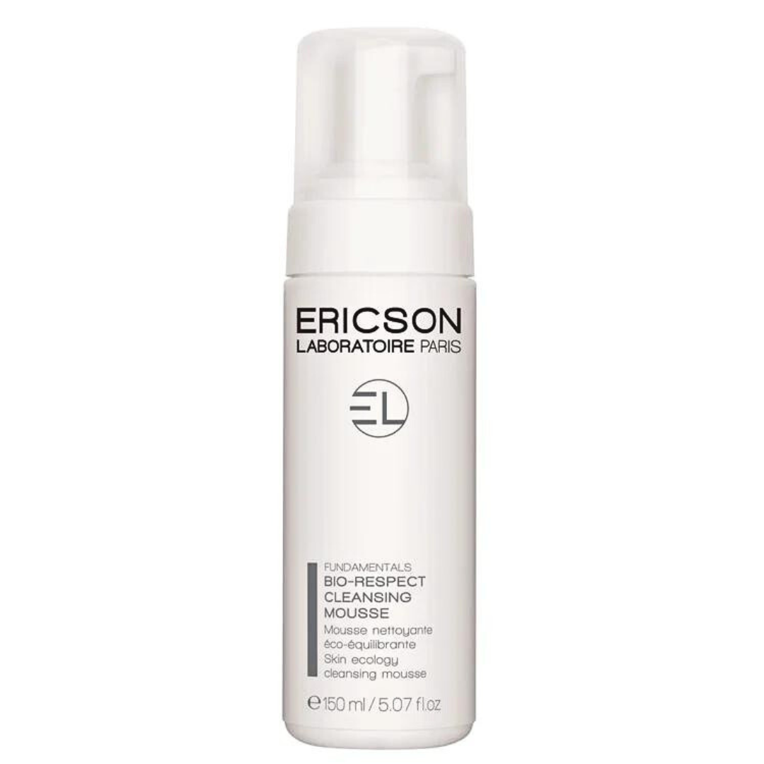 ERICSON BIO-RESPECT CLEANSING MOUSSE: Bọt Rửa Mặt Làm Sạch Dịu Nhẹ, Duy Trì Làn Da Khỏe Mạnh