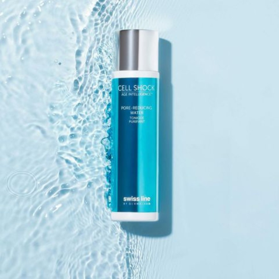 SWISSLINE CS AL PORE-REDUCING WATER / NƯỚC CÂN BẰNG ỔN ĐỊNH DẦU, SE KHÍT LỖ CHÂN LÔNG