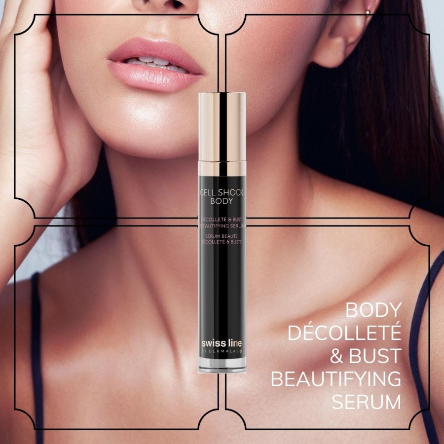 SWISSLINE CS BODY DÉCOLLETÉ & BUST BEAUTIFYING SERUM / HUYẾT THANH XÓA NHĂN, NÂNG CƠ LÀM SĂN CHẮC, SÁNG MỊN TOÀN DIỆN VÙNG NGỰC VÀ CỔ