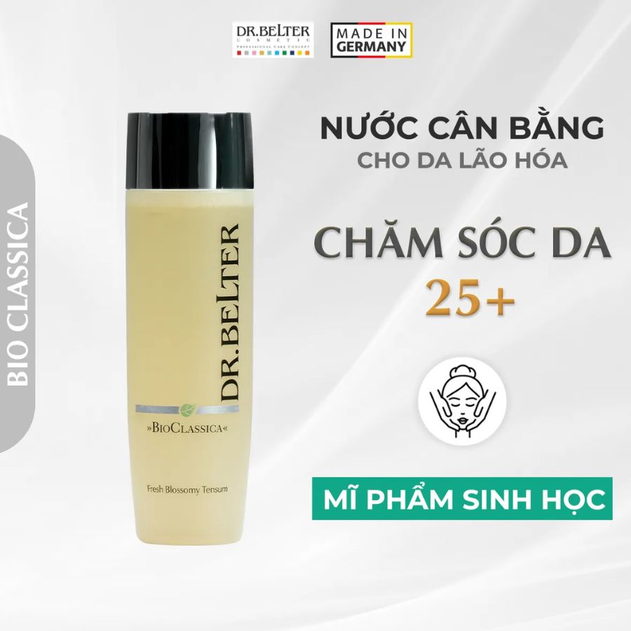 DR.BELTER BIO - CLASSICA FRESH BLOSSOMY TENSUM/ NƯỚC CÂN BẰNG ĐỘ ẨM CHO DA LÃO HÓA SAU 25+ DR.BELTER BIO - CLASSICA FRESH BLOSSOMY TENSUM