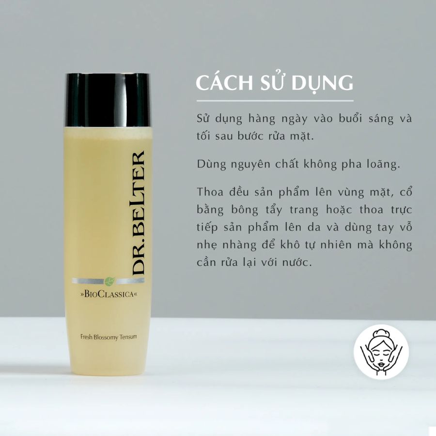 DR.BELTER BIO - CLASSICA FRESH BLOSSOMY TENSUM/ NƯỚC CÂN BẰNG ĐỘ ẨM CHO DA LÃO HÓA SAU 25+ DR.BELTER BIO - CLASSICA FRESH BLOSSOMY TENSUM