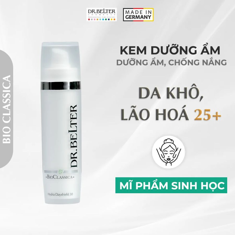 DR.BELTER BIO - CLASSICA HYDRA DAYSHIELD SPF30 25+/ KEM DƯỠNG ẨM TRỊ NÁM BAN NGÀY CHO DA LÃO HÓA