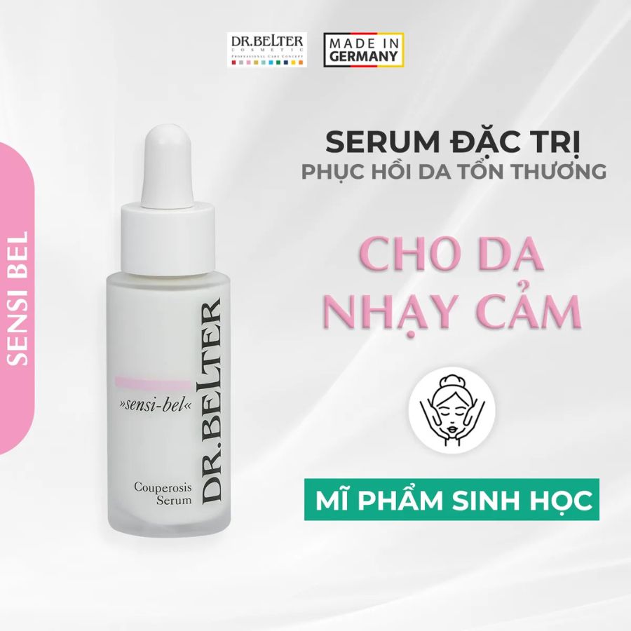 DR.BELTER SENSI - BEL COUPEROSIS SERUM/ TINH CHẤT NUÔI DƯỠNG GIÃN MAO MẠCH, MẨN ĐỎ DR.BELTER SENSI - BEL COUPEROSIS SERUM