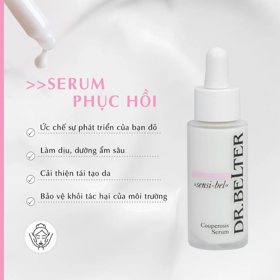 DR.BELTER SENSI - BEL COUPEROSIS SERUM/ TINH CHẤT NUÔI DƯỠNG GIÃN MAO MẠCH, MẨN ĐỎ DR.BELTER SENSI - BEL COUPEROSIS SERUM