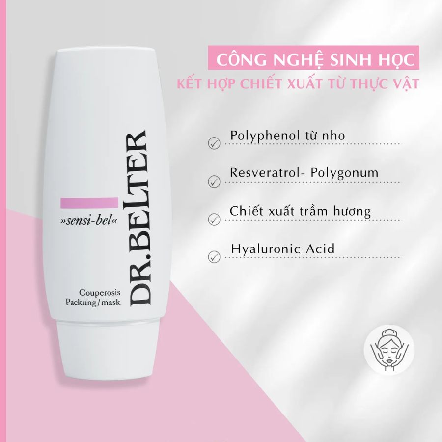 DR.BELTER COUPEROSIS MASK/ MẶT NẠ DÀNH CHO DA NHẠY CẢM, GIÃN MAO MẠCH DR.BELTER COUPEROSIS MASK