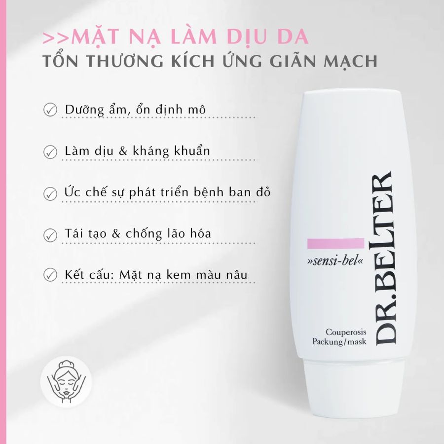 DR.BELTER COUPEROSIS MASK/ MẶT NẠ DÀNH CHO DA NHẠY CẢM, GIÃN MAO MẠCH DR.BELTER COUPEROSIS MASK