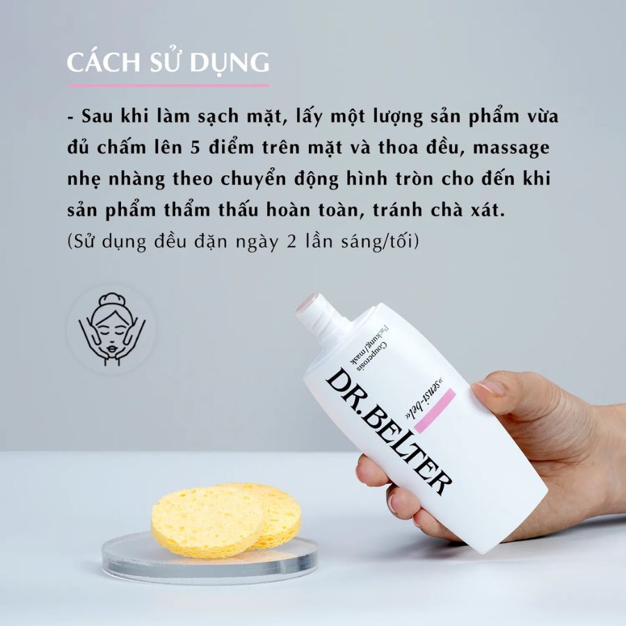 DR.BELTER COUPEROSIS MASK/ MẶT NẠ DÀNH CHO DA NHẠY CẢM, GIÃN MAO MẠCH DR.BELTER COUPEROSIS MASK